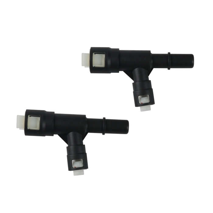 2pcs / Set For Cadillac Car Heater Hose Connector 15055343(Black)