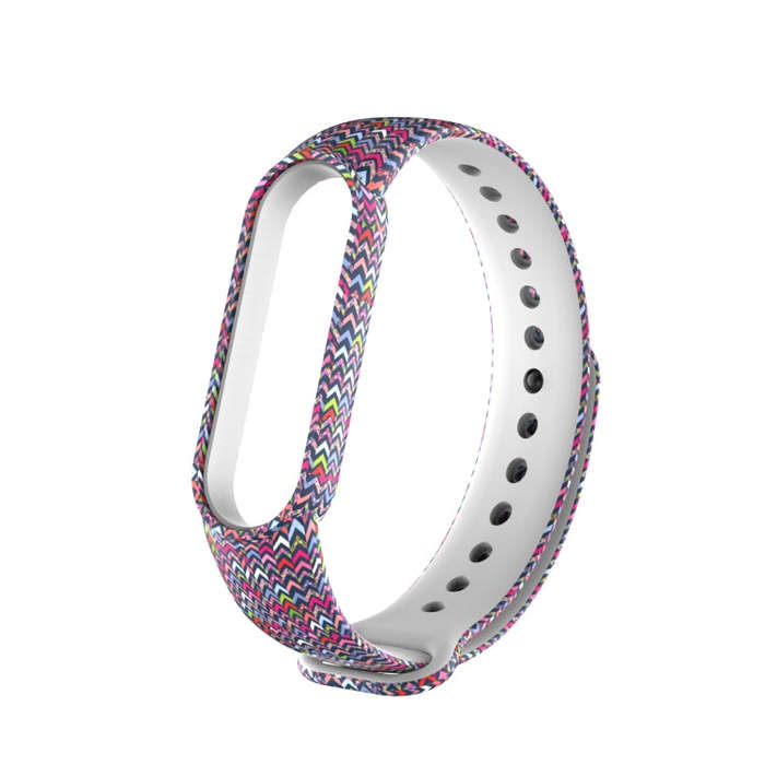 For Xiaomi Mi Band 5 TPU Watch Band(Stripe)