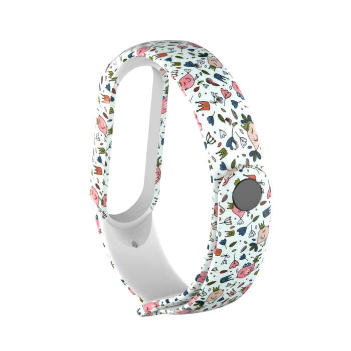 For Xiaomi Mi Band 5 TPU Watch Band(Grass)
