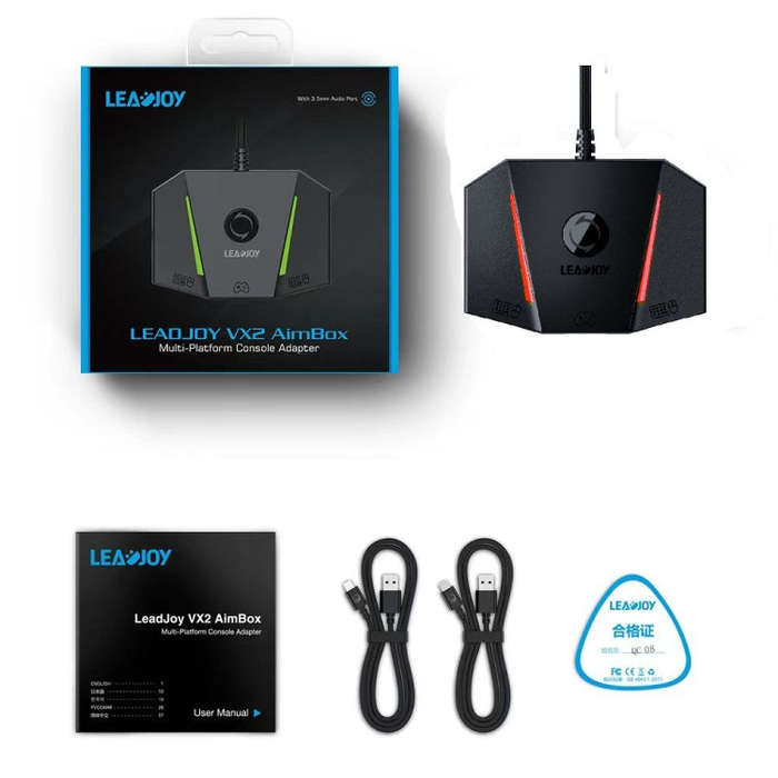 GameSir LeadJoy VX2 AimBox Game Console Keyboard Mouse Converter for Xbox / PS4 / PS5(Black)