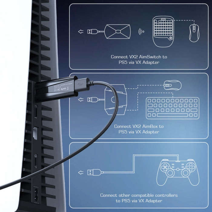 GameSir VX Adapter PS5 Game Controllers