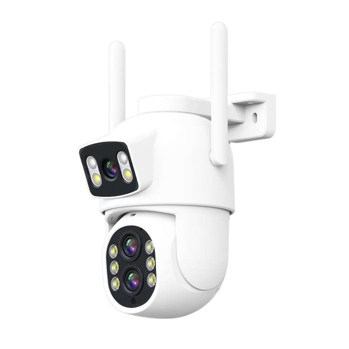 ESCAM QF500 5+5MP Motion Detection WiFi Intelligent 10X Optical Zoom Camera(UK Plug)
