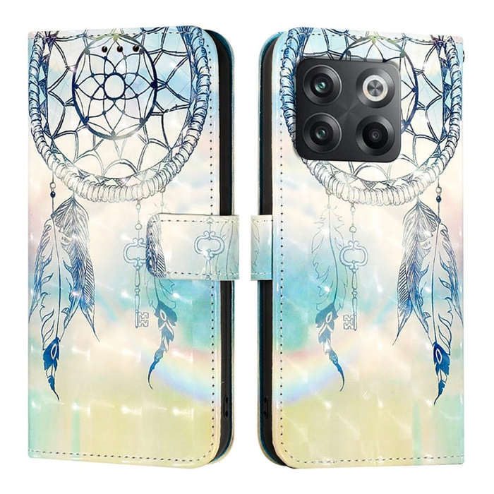 For OnePlus Ace Pro / 10T Global 3D Painting Horizontal Flip Leather Phone Case(Dream Wind Chimes)