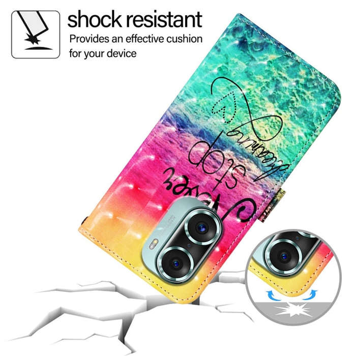 For Honor 60 Pro 3D Painting Horizontal Flip Leather Phone Case(Chasing Dreams)