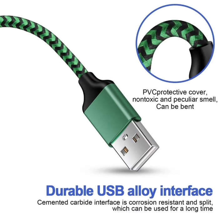 USB-A to Dual 3.5mm Separate Style Audio Adapter Cable, Length:0.5m(Green)