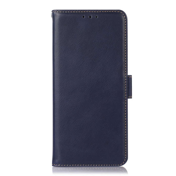 For Sony Xperia 1 VI Magnetic Crazy Horse Texture Genuine Leather RFID Phone Case(Blue)