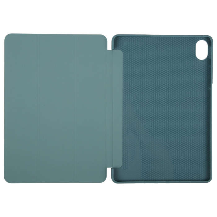 For Huawei MatePad 11.5 S GEBEI 3-folding Holder Shockproof Flip Leather Tablet Case(Dark Green)