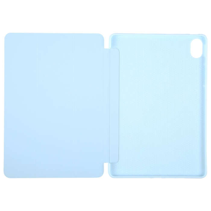 For Huawei MatePad 11.5 S GEBEI 3-folding Holder Shockproof Flip Leather Tablet Case(Sky Blue)