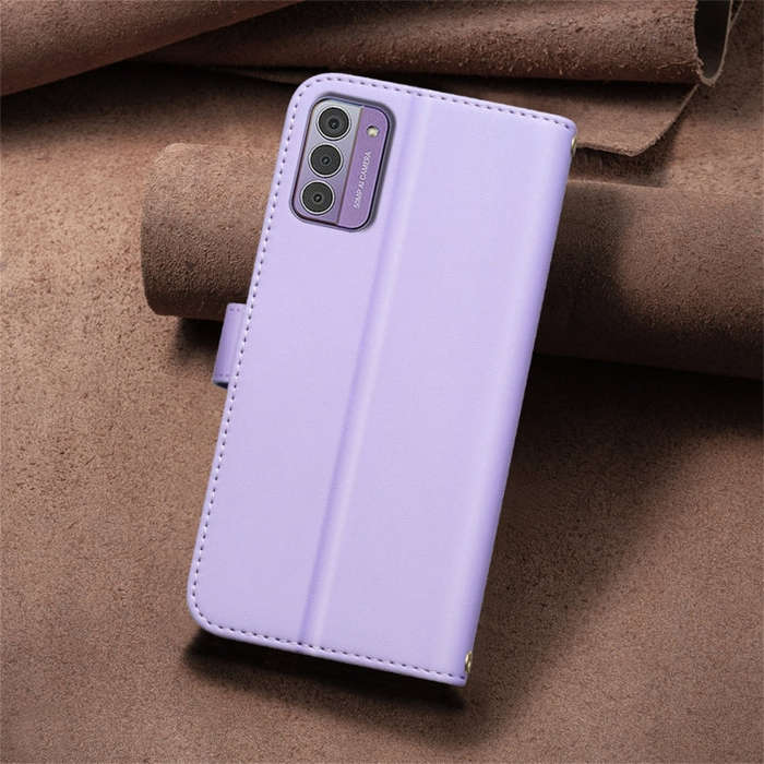 For Nokia G42 / G310 Square Texture Leather Phone Case(Purple)