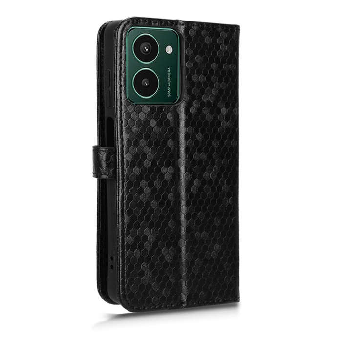 For HMD Pulse Pro / Pulse / Pulse+ Honeycomb Dot Texture Leather Phone Case(Black)