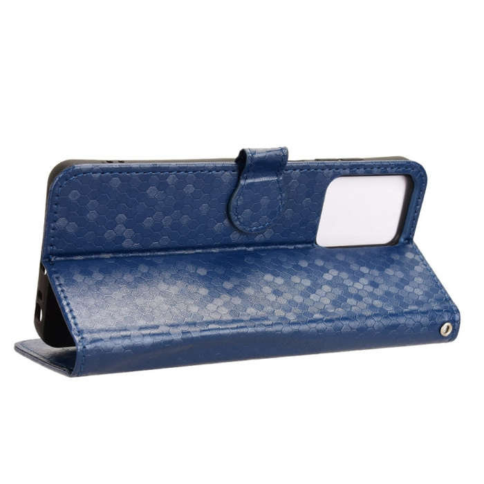 For HMD Pulse Pro / Pulse / Pulse+ Honeycomb Dot Texture Leather Phone Case(Blue)