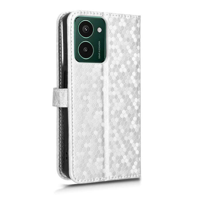 For HMD Pulse Pro / Pulse / Pulse+ Honeycomb Dot Texture Leather Phone Case(Silver)