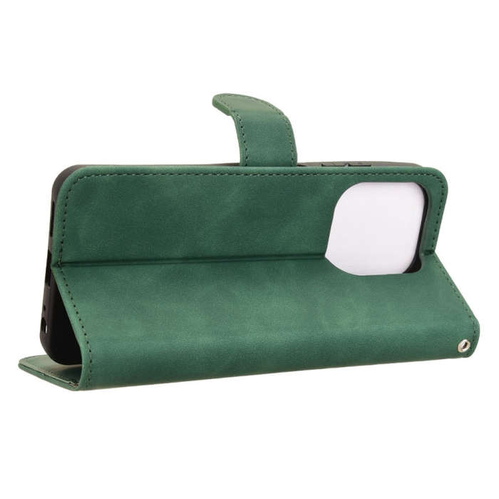 For itel A50 Skin Feel Magnetic Flip Leather Phone Case(Green)