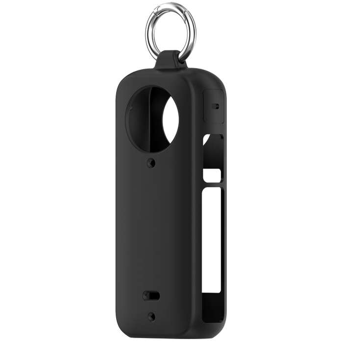 For Insta 360 X4 Portable Silicone Protective Case(Black)