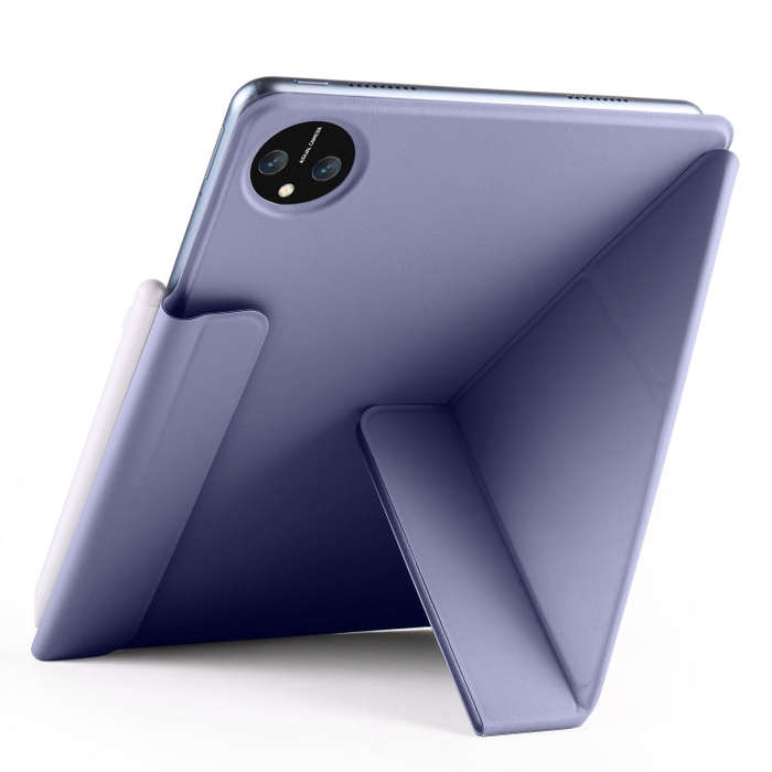 For Huawei MatePad Pro 11 2024 / 2022 Fixed Buckle Magnetic Deformation Leather Tablet Case(Laven...