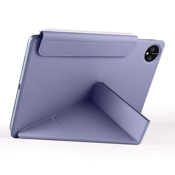 For Huawei MatePad Pro 11 2024 / 2022 Fixed Buckle Magnetic Deformation Leather Tablet Case(Laven...