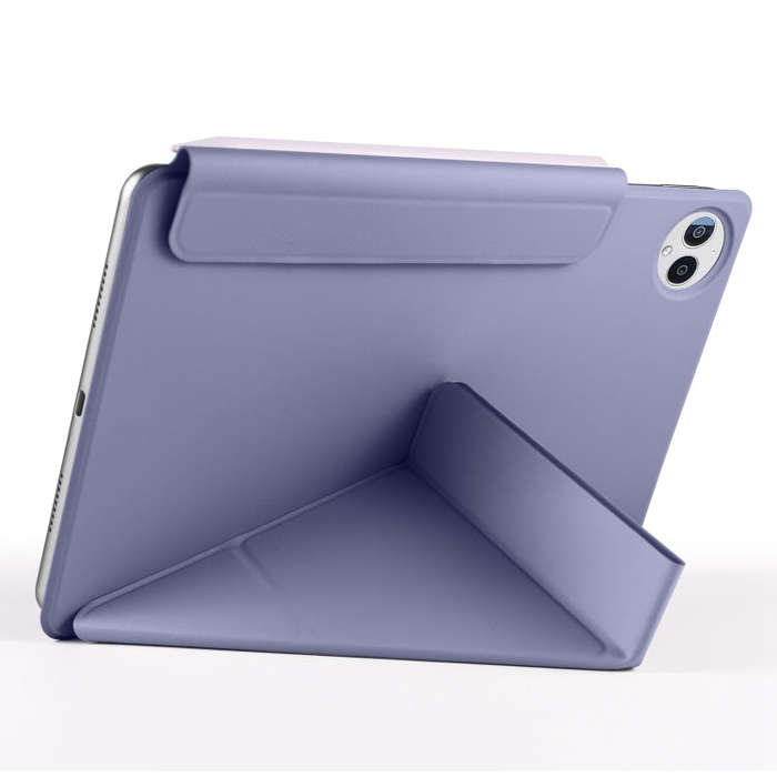 For Huawei MatePad Pro 13.2 2023 Fixed Buckle Magnetic Deformation Leather Tablet Case(Lavender P...