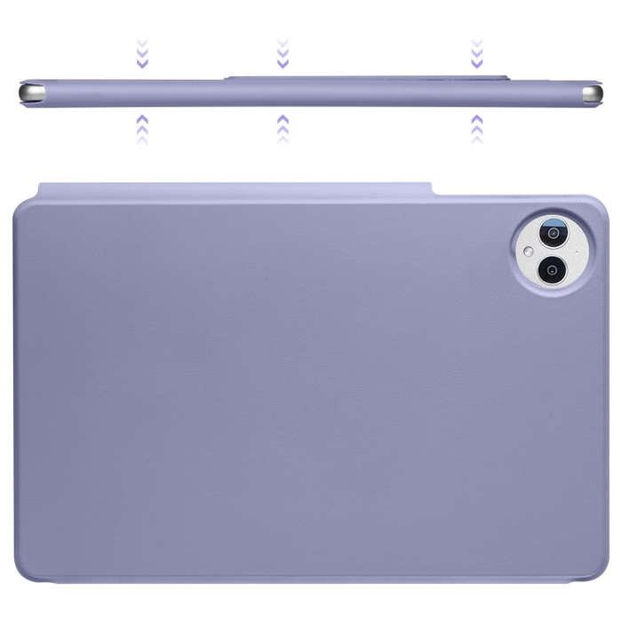 For Huawei MatePad Pro 13.2 2023 Fixed Buckle Magnetic Deformation Leather Tablet Case(Lavender P...