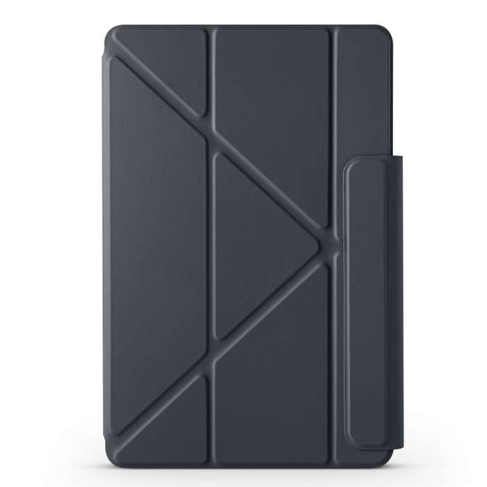 For Huawei MatePad Pro 12.2 2024 Fixed Buckle Magnetic Deformation Leather Tablet Case(Black)