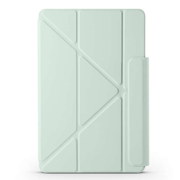 For Huawei MatePad Pro 12.2 2024 Fixed Buckle Magnetic Deformation Leather Tablet Case(Baby Green)