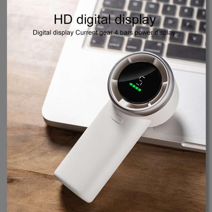 N603 HD Digital Display Handheld Turbine Fan(Green)