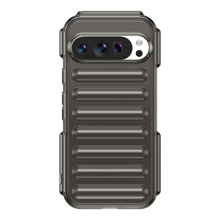 For Google Pixel 9 Capsule Series Candy Color TPU Phone Case(Transparent Grey)