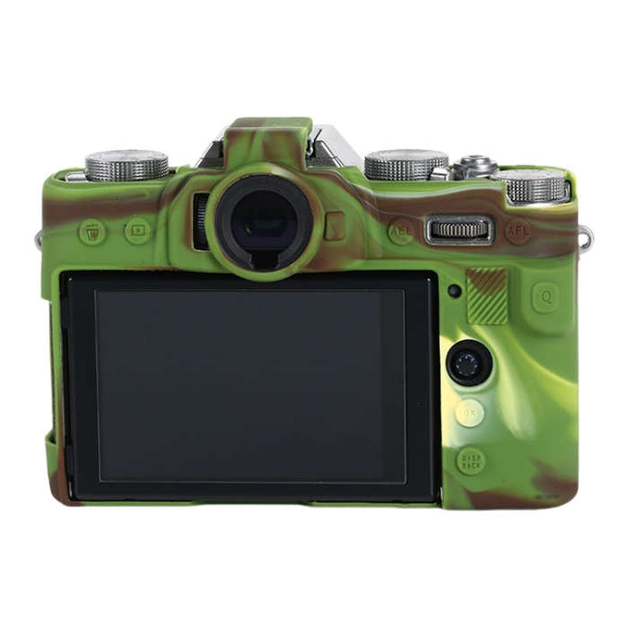 For FUJIFILM X-T30 II Soft Silicone Protective Case(Camouflage)