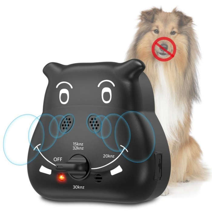 K8 Ultrasonic Bark Stopper Training Device(Black)