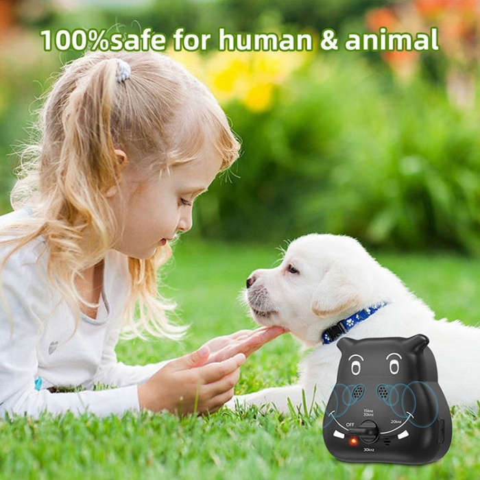 K8 Ultrasonic Bark Stopper Training Device(Black)