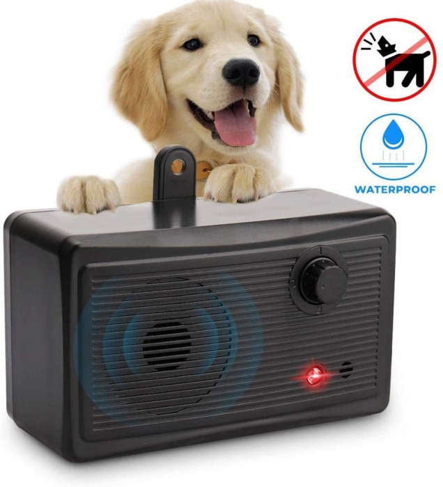 K9 Outdoor Ultrasonic Bark Stopper Training Device(Black)
