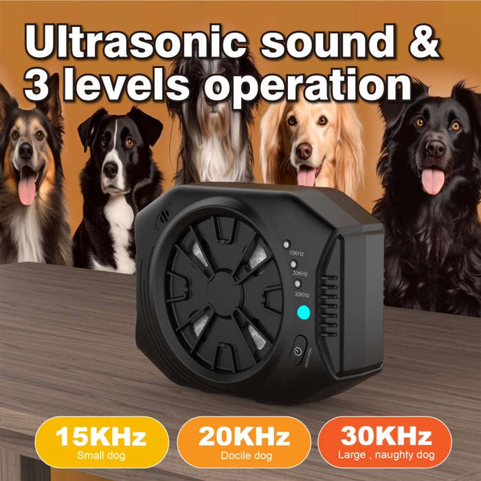 X1 Outdoor Ultrasonic Bark Stopper Training Device(Black)