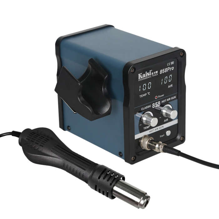 Kaisi 858Pro Smart Sleep Lead-free Digital Display Hot Air Gun Desoldering Station, Plug:US Plug