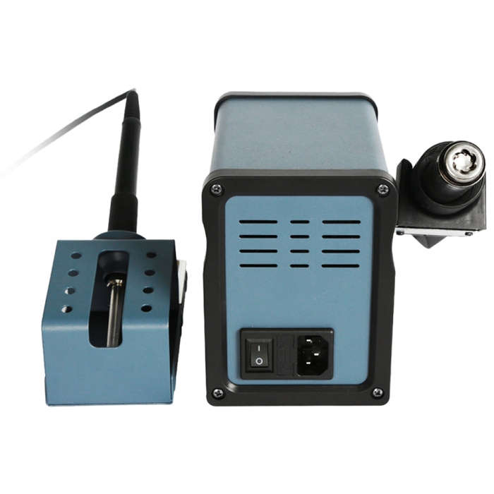 Kaisi 878Pro 2 in 1 Smart Sleep Lead-free Digital Display Hot Air Gun Soldering Iron Station, Plu...