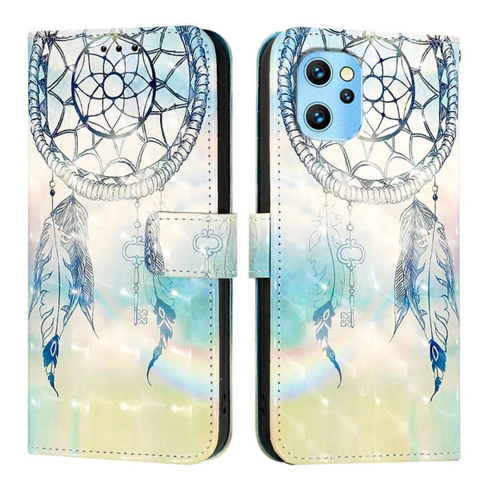 For UMIDIGI Power 7 Max 3D Painting Horizontal Flip Leather Phone Case(Dream Wind Chimes)