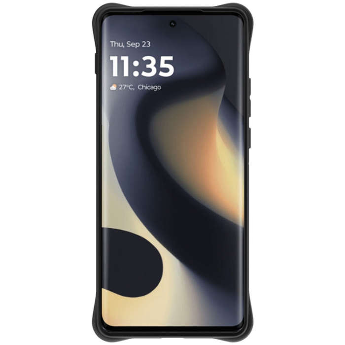 For Motorola Edge 2024 IMAK UC-6 Series Manbo Frosting Soft Phone Case(Black)