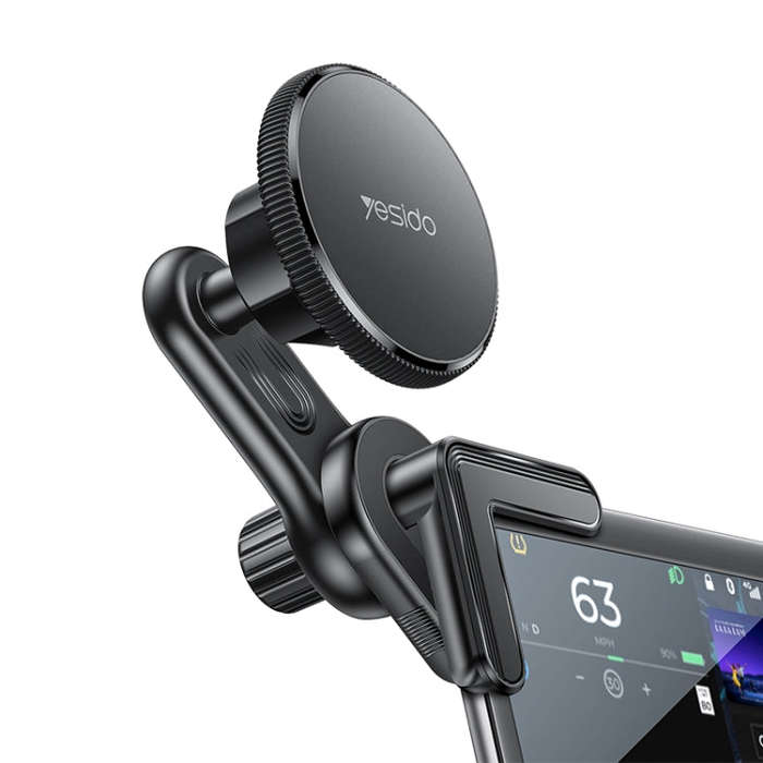 Yesido C213 Car Floating Screen Clip-on MagSafe Magnetic Phone Holder(Black)