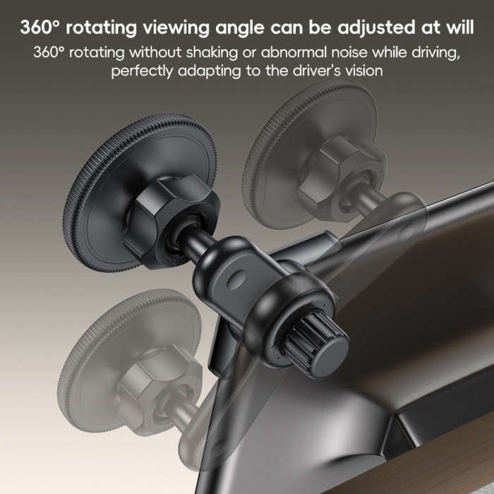 Yesido C213 Car Floating Screen Clip-on MagSafe Magnetic Phone Holder(Black)