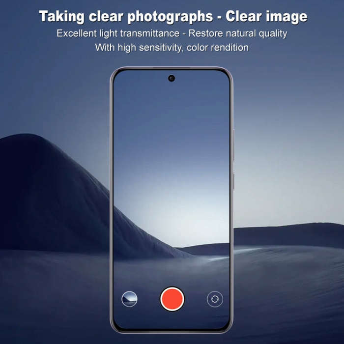 For Motorola Edge 50 Fusion imak High Definition Integrated Glass Lens Film Black Version