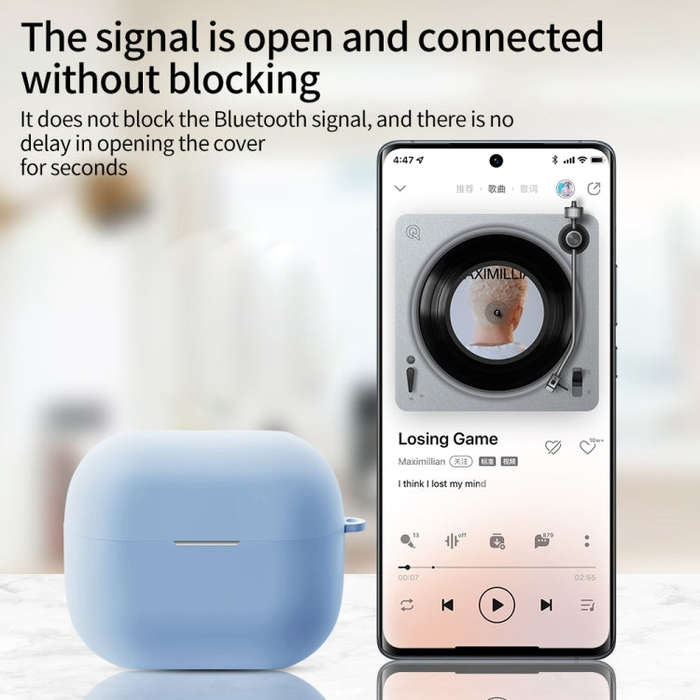 For Samsung Galaxy Buds 3 / 3 Pro Wireless Bluetooth Earphone Silicone Protective Case(Black)