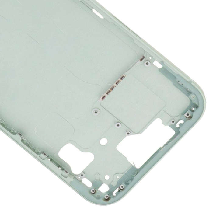 For iPhone 15 Middle Frame Bezel Plate with Side Keys + Card Tray, Version:US Version(Green)