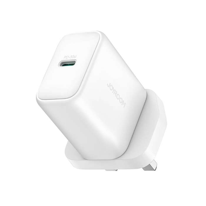 JOYROOM JR-TCF24 30W USB-C / Type-C Fast Charger, Specification:UK Plug(White)