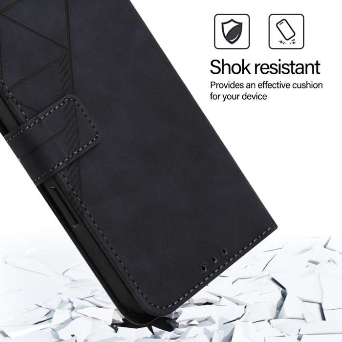 For Nothing CMF Phone 1 Crossbody 3D Embossed Flip Leather Phone Case(Black)