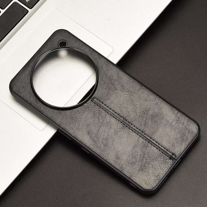 For Nothing Phone 3a Pro Cow Pattern Sewing Card Bag Phone Case(Black)