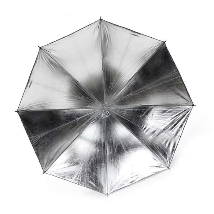 Godox UB002 Photography Studio Reflector Diffuser Umbrella, Size:33 inch 84cm(Black Silver)
