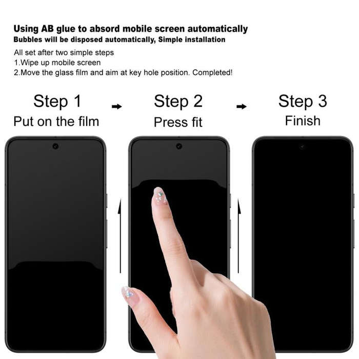 For Motorola Moto G56 5G imak 9H Surface Hardness Full Screen Tempered Glass Film Pro+ Series