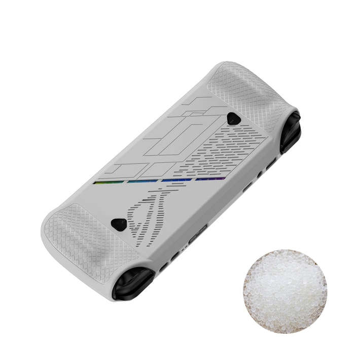 For ASUS ROG Ally X Game Console Silicone Protective Case(White)