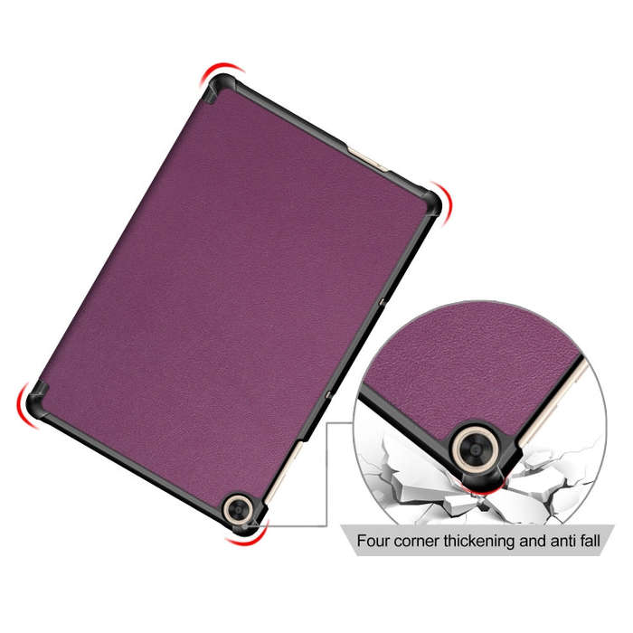 For Huawei Enjoy Tablet 2 10.1 inch / Honor Pad 6 10.1 inch Solid Color Horizontal Flip Leather C...