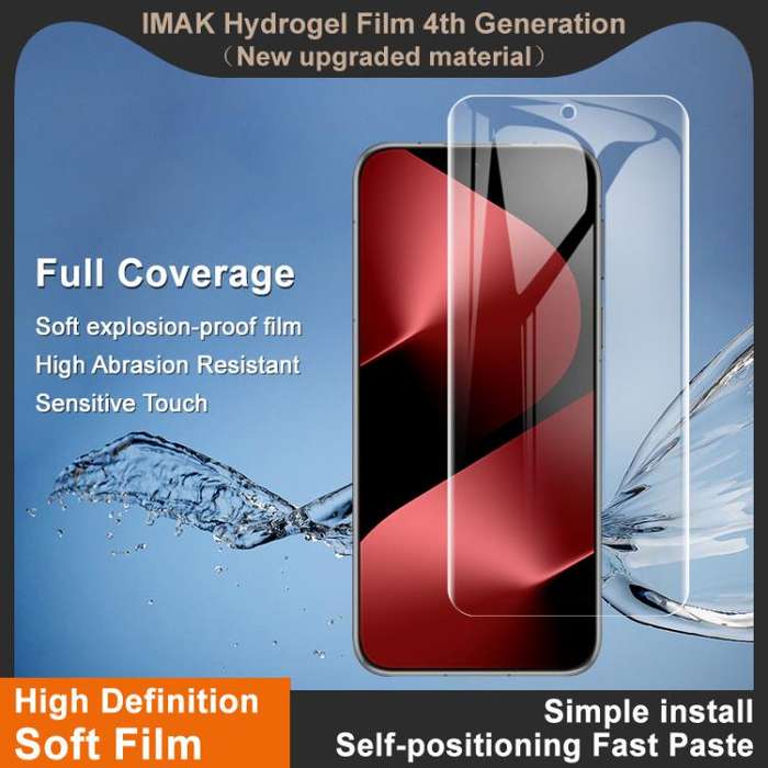 For Huawei Pura 80 5G imak 4th Generation  Full Coverage Screen Hydrogel Film Protector