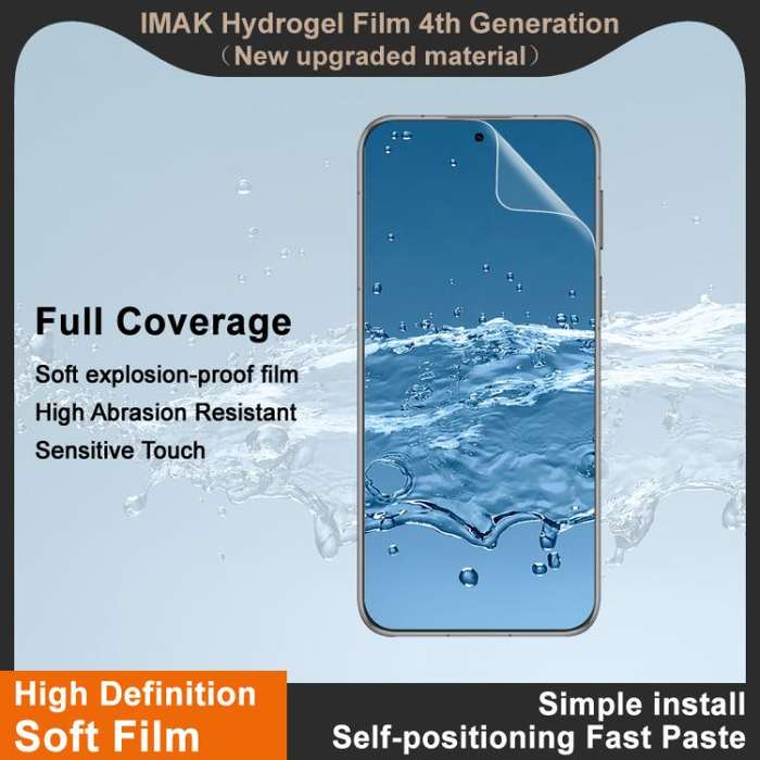 For Huawei Pura 80 5G imak 4th Generation  Full Coverage Screen Hydrogel Film Protector