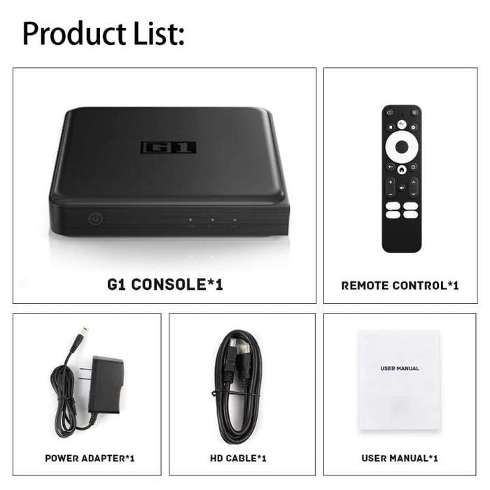 G1 Cortex-A55 Android 11 Quad-core CPU 4K HD Internet Set-top Box with Remote Control, 4GB+32GB(U...